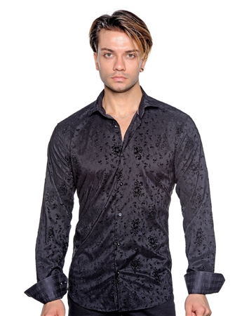 Trendy Black Printed Shirt - Men Casual Shirt