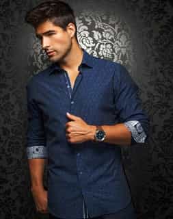 Navy fashion Shirt