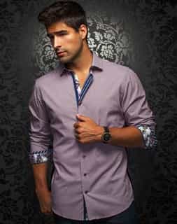 Fashion Shirt: Burgundy Fashion Shirt