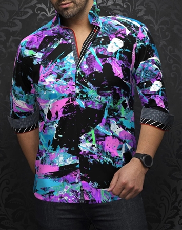Au Noir Shirt Omar Neon