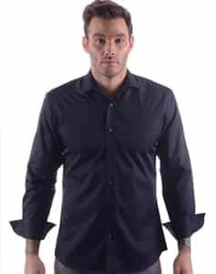 Button Down Shirt: Navy button Down