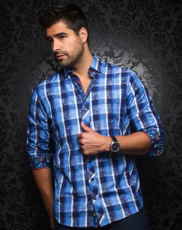 Modern Luxury Dress Shirt - Oviedo Blue