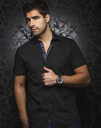 Luxury Black Sport Shirt