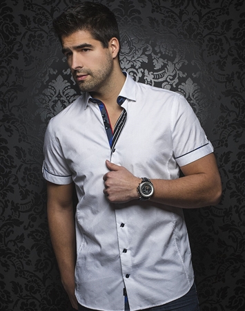 Luxury White Sport Shirt