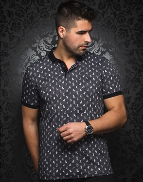 Au Noir Polo Page Black