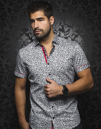 Black Short Sleeve Sport Shirt