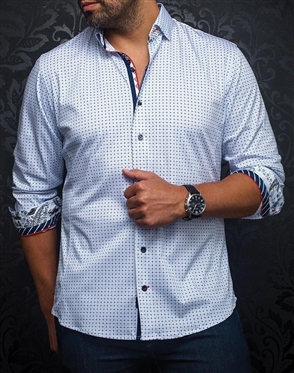 Au Noir Shirt  Parini Light Blue
