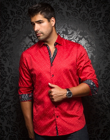 Luxury Dress Shirt - Pasolini Red