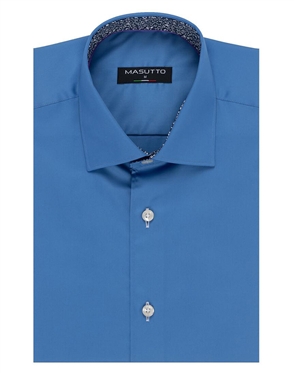 Luxury Ocean Blue Short Sleeve| Paul 55