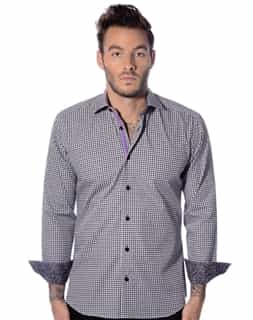 Black White Checker Shirt