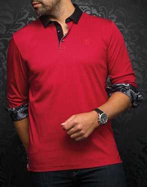 Men fashion polo shirt  | red