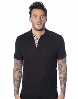 Designer Polo - Black Short Sleeve
