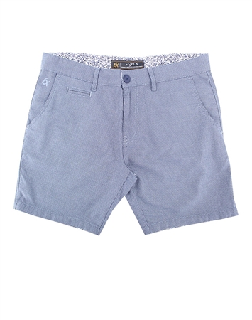 Grey Slim Fit Textured Shorts|Eight-x Luxury Slim Fit Shorts