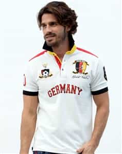 Absolute Rebellion Polo Soccer Germany White
