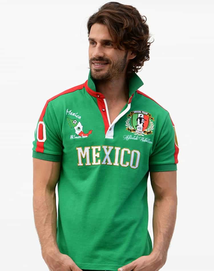 Absolute Rebellion | Polo Shirt | Soccer Mexico Green