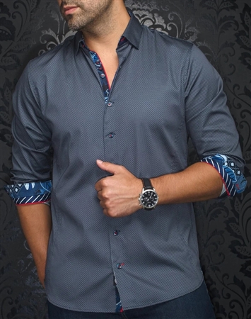 Au Noir Shirt Sosa Navy Tobacco