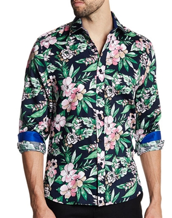 Men tropical Dress Shirt