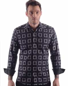 Luxury Shirt: Black Grey