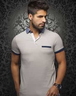 Designer Polo Shirt - Stone