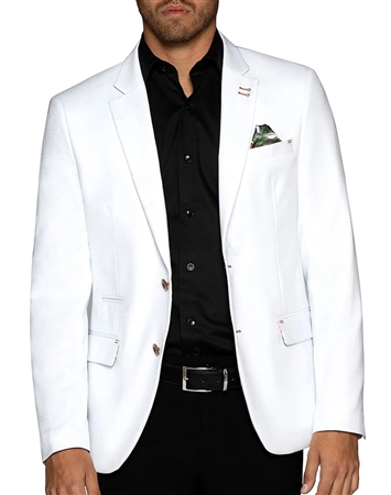 Bertigo Blazer Turin White