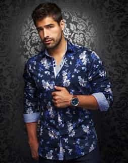 Floral Shirt: Men Floral Dress Shirt