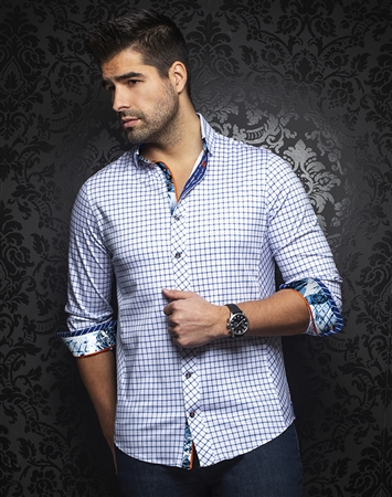 Au Noir Dress Shirt Veloce Navy