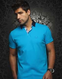 Designer Polo Shirt - Turquoise