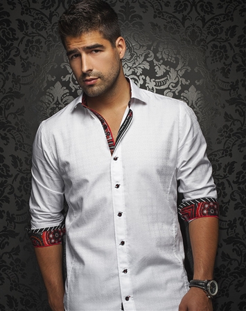 Designer Shirt: Luxury White Sport Shirt