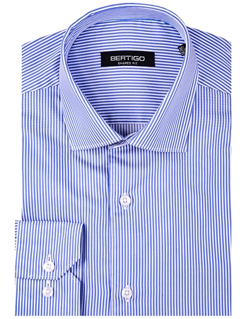 Luxury Blue Dress Shirt