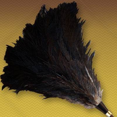 28 Apex Line Premium Ostrich Feather Duster - Black (ALTAAP28B)
