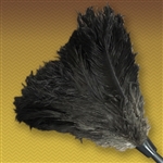 18" Black Feather Duster Replacement Head w/ Handle