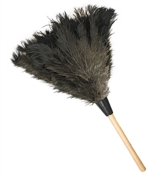 17" Perfect Size Ostrich Feather Duster with Foam Wrap