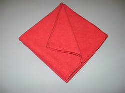 16" Red Microfiber Towel (5 Pack)