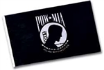 3' x 5' POW/MIA w/Gold Fringe