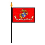 4" x 6" USMC Flag