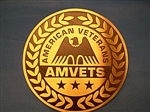 12" AMVET Bronze Medallion