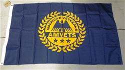 4' x 6' AMVETS Post Flag