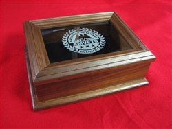 Auxiliary Etched Keepsake Box