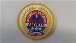 Auxiliary Embroirdered Patch with Military Clutch