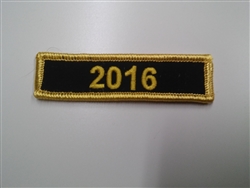 Rider Quality Chapter Year Patch 2016