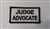 Judge Advocate 3" x 2" Department Patch Black on White