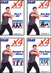 Gilad's Xcelerate-4 - Vol 1 - 4 (4 dvds)