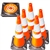 28" Lighted Collapsible Traffic Cone - First Responder