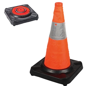 18" Lighted Collapsible Traffic Cone - First Responder