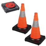 18" Lighted Collapsible Traffic Cone - First Responder