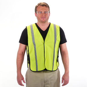 Lightweight Reflective Safety Vest Lime