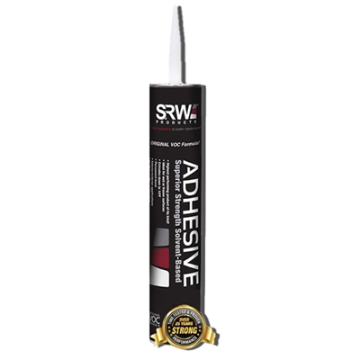 Retaining Wall Adhesive - (12) 10oz Tubes - Superior Strength Solvent Based -  SRW