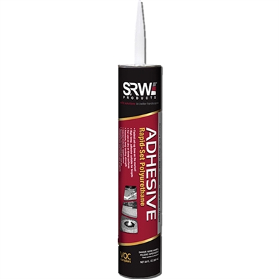 Retaining Wall Adhesive - (12) 10oz Tubes - Rapid Set Polyurethane -  SRW