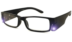 LED light reading glasses