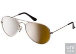 "Classic" Aviators with Silver Flash